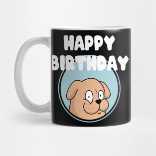 Happy Birthday Best Dog Dad Funny Pug Lover Party Mug